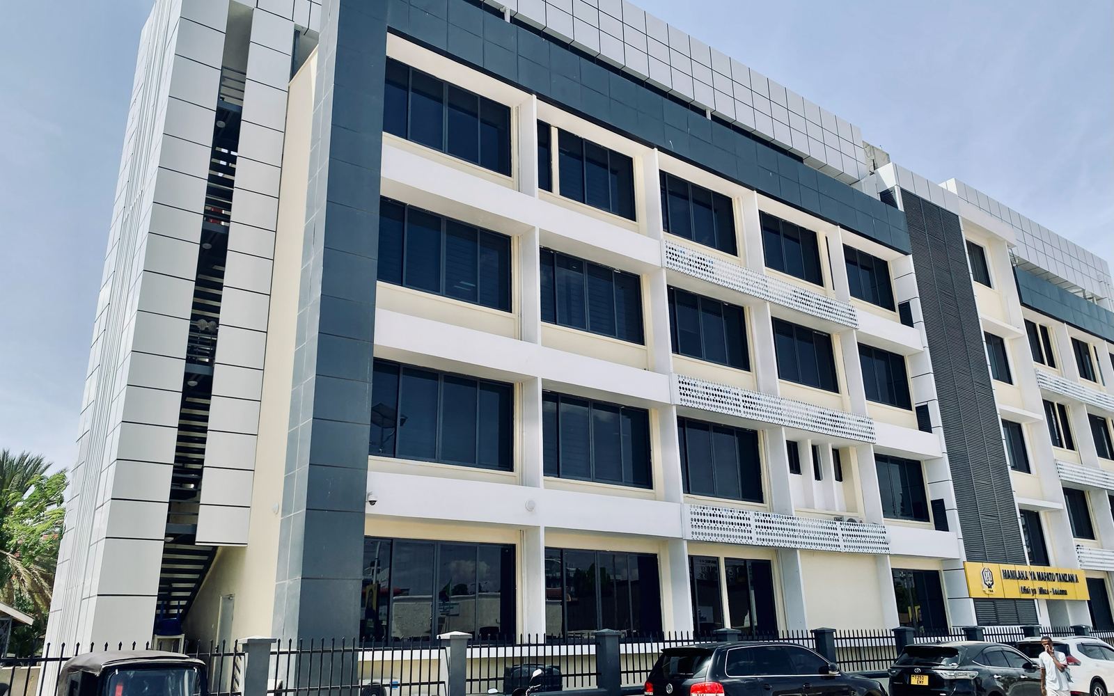 Side elevation of the rehabilitated TRA Dodoma Regional Office building